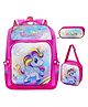 FunBlast Unicorn Themed School Backpack with Lunch Bag - Multicolor