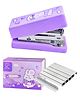 FunBlast Cartoon theme Stapler Machine with 400 Staples Blister - Purple