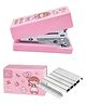 FunBlast Cartoon theme Stapler Machine with 400 Staples Blister - Pink