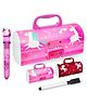 FunBlast Suitcase Style Pencil Box with 10 in 1 Ball Pen & Sketch  Random Color