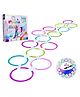 FunBlast Unicorn Twister Hopscotch Game - 14 Rings and 18 Connectors 1 Spinner