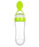 NeonateCare Squeeze Style Bottle Feeder With Dispensing Spoon Green spoon feeder- 90 ml