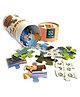 Metclap Dinosaurs Jigsaw Puzzle - 30 Pcs inside Round Box)