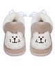 CrayonFlakes Animals Face Detailed Booties - Brown
