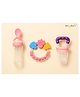 NeonateCare Combo of Fruit And Food Nibbler Spoon Feeder and Rattle Teether - ( Fruit feeder -  Spoon feeder -  Ring Teether) -Pack of 3- Multicolor