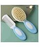 Neonate Care  Premium Hair Brush & Comb Grooming Set - Blue