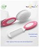 Neonate Care Premium Hair Brush & Comb Grooming Set - PINK