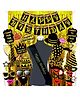 Wobbox Happy Birthday Props Birthday Banner & Sash Happy Birthday Decoration Items Black -Pack Of 43