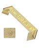 Wobbox Happy Birthday Sash Birthday Girl Sash Birthday Decoration Items Golden- Pack Of 1