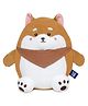 Lattice Stuffed Dog Animal Soft Toy BR Birthday Gift  - 30 cm, Color May Vary