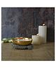 Manor House Roshni Scented Flovored Wax Filled Metal Bowl Urli