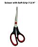 Babila Scissor with Soft Grip 7.3/4' CS V017 - Black