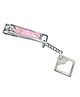 Babila Small Nail Clipper (Glitter with Chain)-NC-V07 Steel- Pink