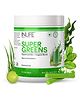 INLIFE Super Greens Powder Supplement Moringa Spirulina Chlorella Alfalfa Wheat Grass Barley Blend & Boost Energy Immune Support Detox Antioxidants Gluten Free Non GMO - 200 g
