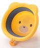 Portable Bathroom Wash Basin with Teddy Print - Yellow