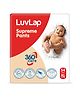 LuvLap Supreme Diaper Pants Extra Large (XL) 12-17kg, 54pcs, Aloe Vera, Rash Prevention, 12hr Protection, 5 Layer, White