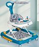 Mee Mee Premium Baby Walker with Rocker & Rocking Walker 3 Level Height Adjustment Cobalt Blue