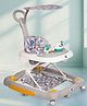Mee Mee Premium Baby Walker with Rocker & Rocking Walker 3 Level Height Adjustment (Grey)