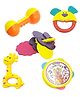 KiddyBuddy 5 Pieces Rattle Set  (Color May Vary)