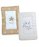 Carerio Pure Cotton Baby Mats With Twinkle Star and Little Bunny Print - Multicolour