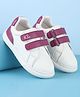 Babyoye Velcro Closure Casual Shoes - White & Pink