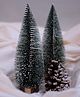 Nordic Christmas Decorations JANE Tabletop Christmas Tree with Frosting - Green