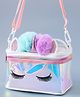 Babyhug Unicorn Theme Sling Bag - Dark Pink