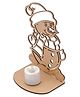 THE ENGRAVED STORE Snowman-Shaped Tea Light Holder Medium Size