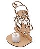 THE ENGRAVED STORE Snowman-Shaped Tea Light Holder Large Size