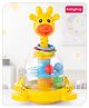 Babyhug Premium Giraffe Press and Spin Toy for Kids- Yellow| Pre-school Toys for Kids| Encourage Walking, Build Gross Motor Skills and Hand-Eye Coordination| BIS Certified| 18 Months+