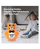 ARCADE TOYS Battery Operated Push N Shake Cartoon Roly Poly Toy with Music for Kids - Colour may vary