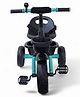 Mekashi Kids Tricycle with EVA Wheels Front Basket & Bell - Sea Green