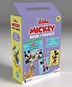 Popcorn Games Disney Junior Mickey Book & Stick Puzzles for Kids 2 Years and Above  No Place Like Earth Multicolor-24 Pieces