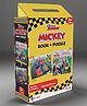 Popcorn Games Disney Junior Mickey Book & Puzzles for Kids 7 Years and Above  Race for The Rigatoni Ribbon  1 Book & 160 Piece Puzzles