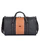 Gear Vintage Faux Leather Duffel Black Tan
