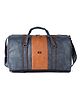 Gear Vintage Faux Leather Duffel Navy Tan
