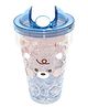 AKN TOYS Tumbler with Lid & Straw Pack of 1 - 450 ml ( Color May Vary)