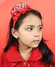 Kamule Christmas Theme Crown Detailed Hair Band - Red