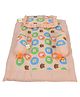 Kwitchy New Born Baby Bedding Set 4 Pcs Mattresses Gaddi with Pillows -  Orange