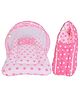 Kwitchy New Born Baby Bedding Combo Set Mattress with Net & Sleeping Bag -Pink