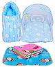 Kwitchy New Born Baby Boy's & Baby Girl's Bedding Set Sleeping Essential Products Combo - Blue