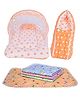 Kwitchy New Born Baby Boy's & Baby Girl's Bedding Set Sleeping Essential Products Combo - Orange