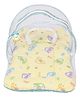 Kwitchy New Born Baby Bedding Set Cotton Mattress with Mosquito Net - Yellow