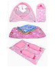 Kwitchy Baby Complete Sleeping Essentials All in One Bedding Combo Set -  Pink