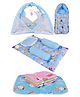 Kwitchy New Born Baby Bedding Set Sleeping Essentials Combo - Blue