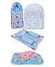 Kwitchy Baby Bedding Combo Set New Born Complete Sleeping Essentials - Blue