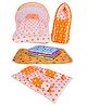 Kwitchy Baby Bedding Combo New Born Complete Sleeping Essentials - Orange