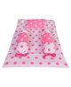 Kwitchy New Born Baby Bedding Gaddi Set Cotton Sleeping Mattress with Pillow & Side Bolster - Pink