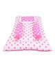 Toddylon Bedding Set for New Born Baby Gadda with Pillow & Side Bolsters - Pink