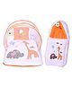 Toddylon Newborn Bedding Set Bed and Sleeping Bag Combo - Orange